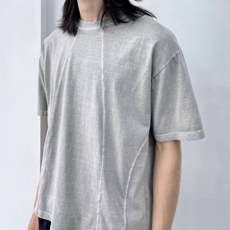 Cool Haze Curved Seam Tee