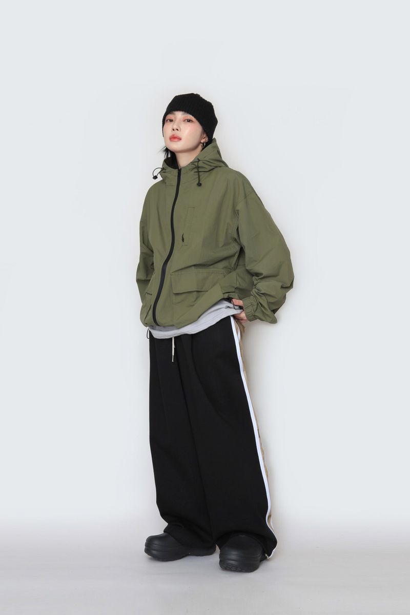 Pocket Hooded Windbreaker