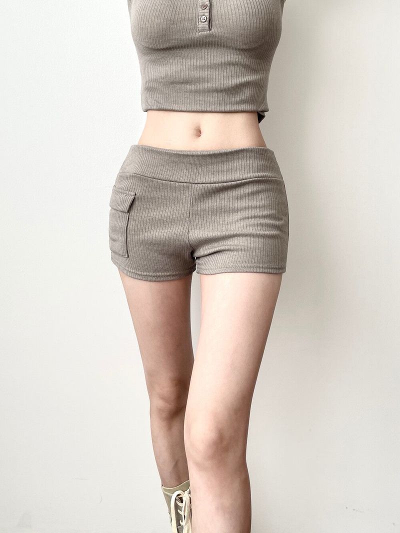 1400. Basic cargo pocket short pt (3color)
