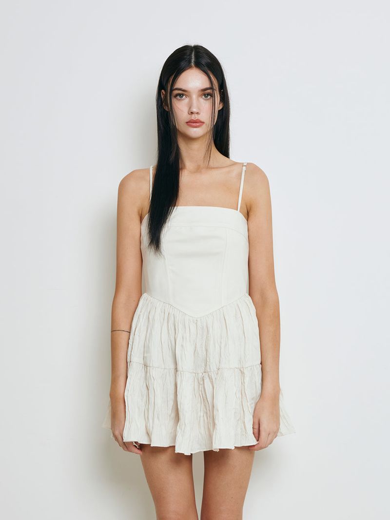 Not your rose（ノットユアローズ）の「Ruby dress (Beige)（Dresses）」