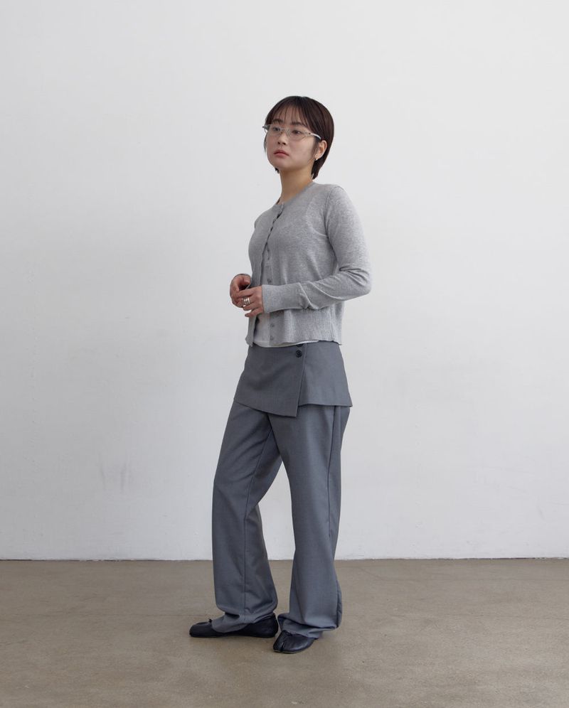 Layered Skirt Pants