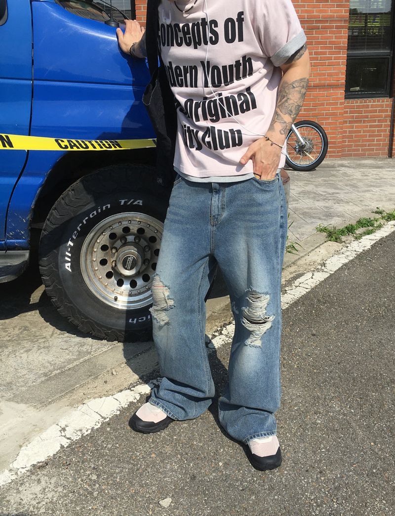 HOLY IN CODE(ホーリーインコード)の「No.1790 vtg washing flare denim PT(Pants)」