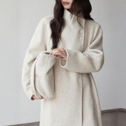 La mode MAQI（ラ モード マキ）の「ロンドンミュージアムダブルフェイスウールロングコート（ジャケット/アウター）」