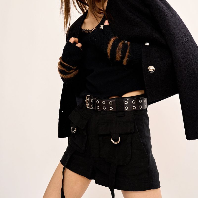 Multi-Pocket Short - Black