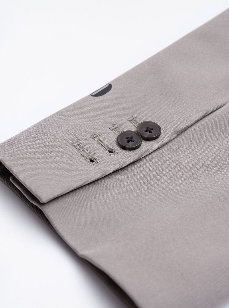BBD Graffiti Logo Piercing Blazer (Beige Gray)