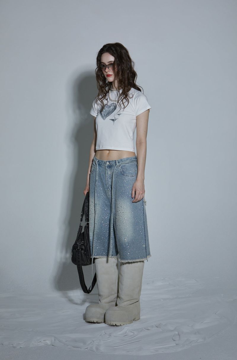 DIA BERMUDA PANTS -LIGHT BLUE