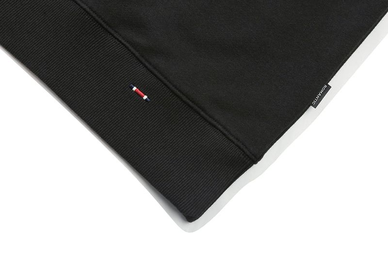 RMTCRW LABEL SWEAT SHIRT_BLACK