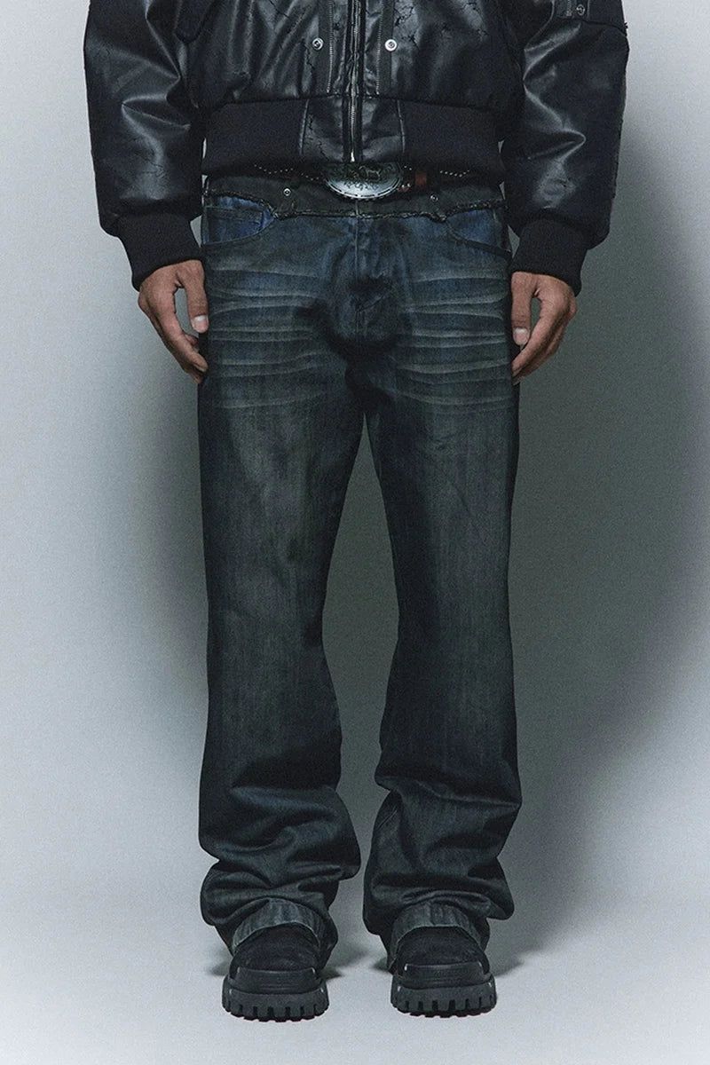 ANTIDOTE（アンチドート）の「Distressed Flare Vintage Blue Jeans（Pants）」