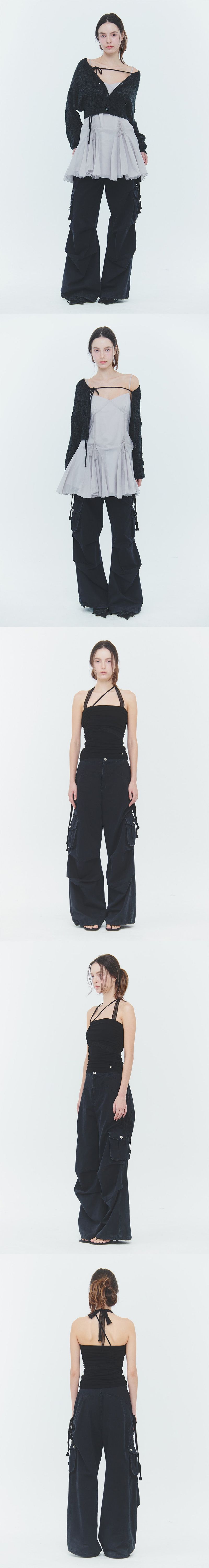 SARA CARGO PANTS black