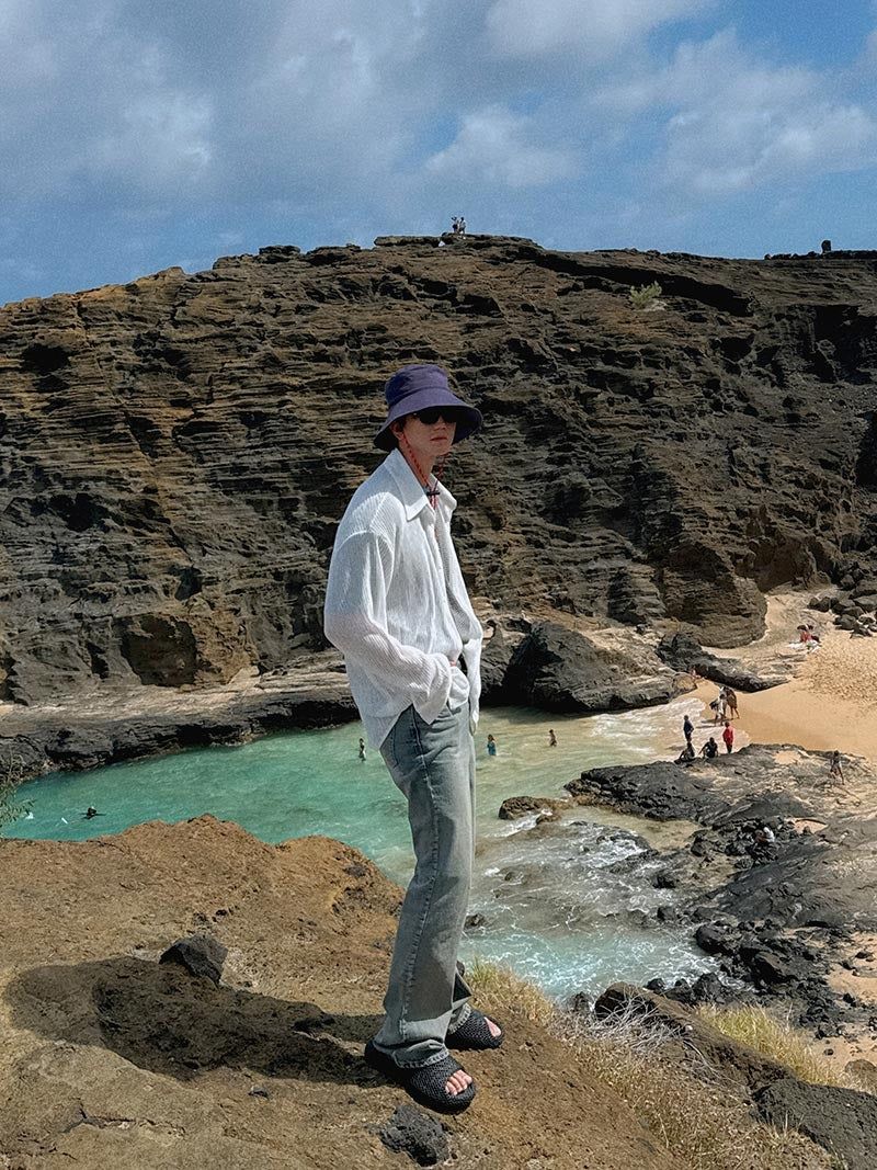 ASCLO Strap Nylon Bucket Hat (2color)