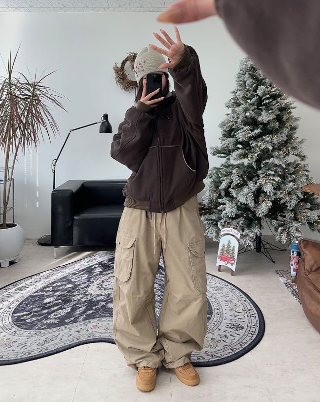 Demes inner fleece hooded jumper