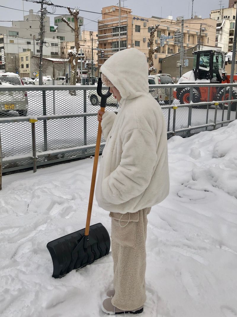 Ken & Mary fleece set up cargo pants