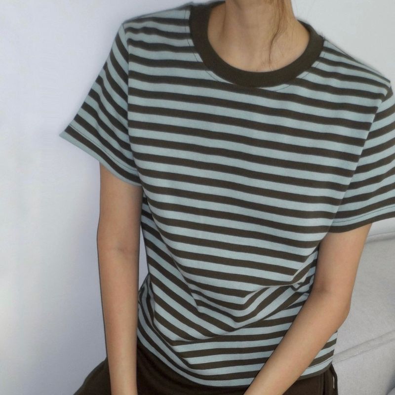 apoem（アポエム）の「ループストライプTシャツ - 3colors（トップス）」
