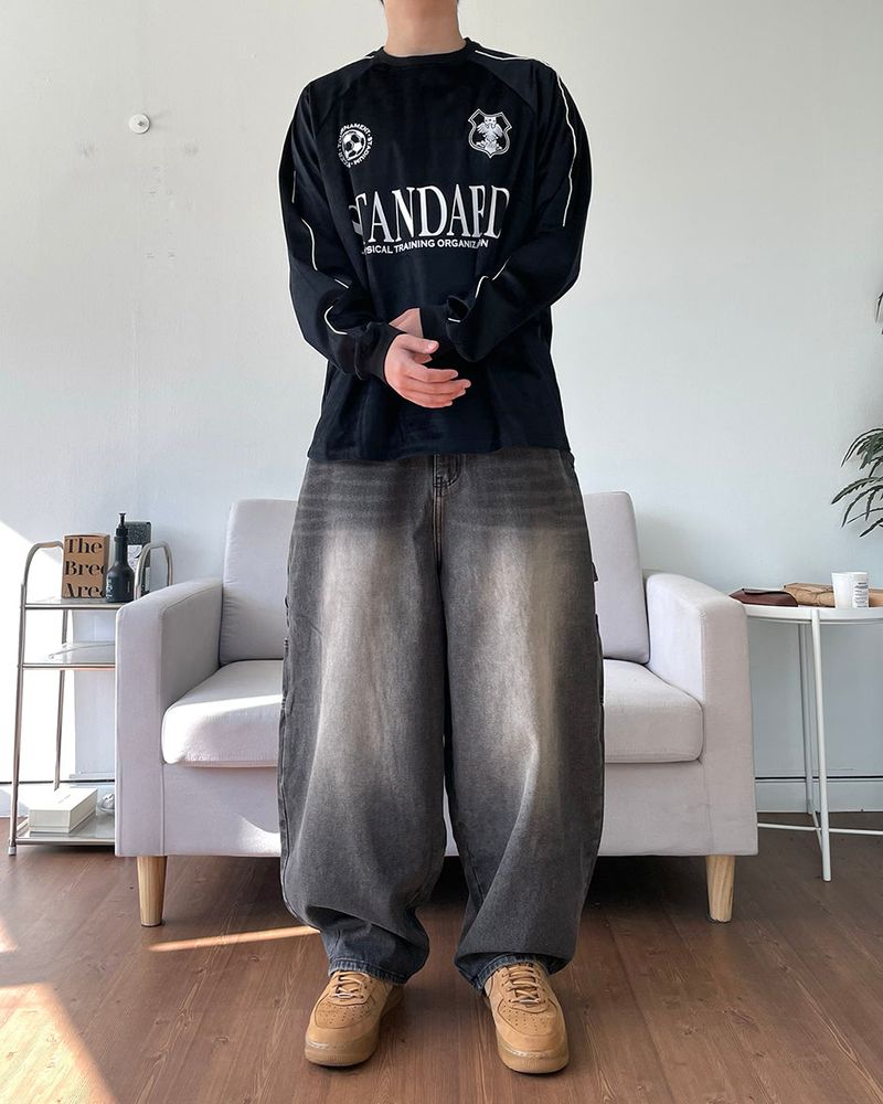Velvet Soccer Long-Sleeved T-shirt