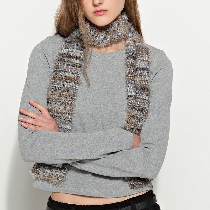 Mixed White Scarf
