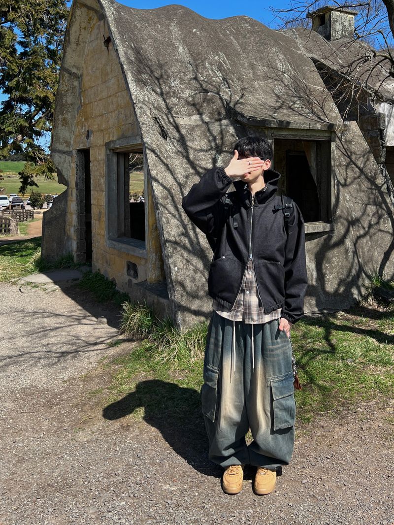 Overcast Hood Cropped Jumper (3 Colors)