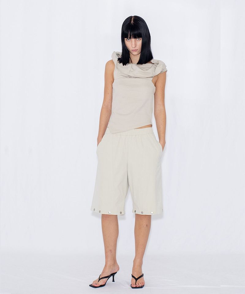 ASYMMETRIC DRAPE TOP