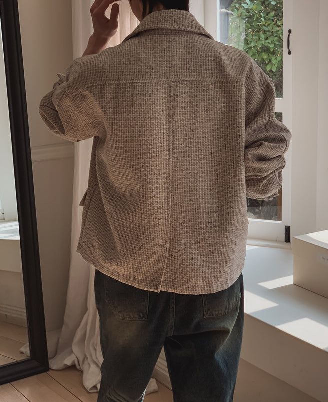 Cosley Tweed Crop Jacket