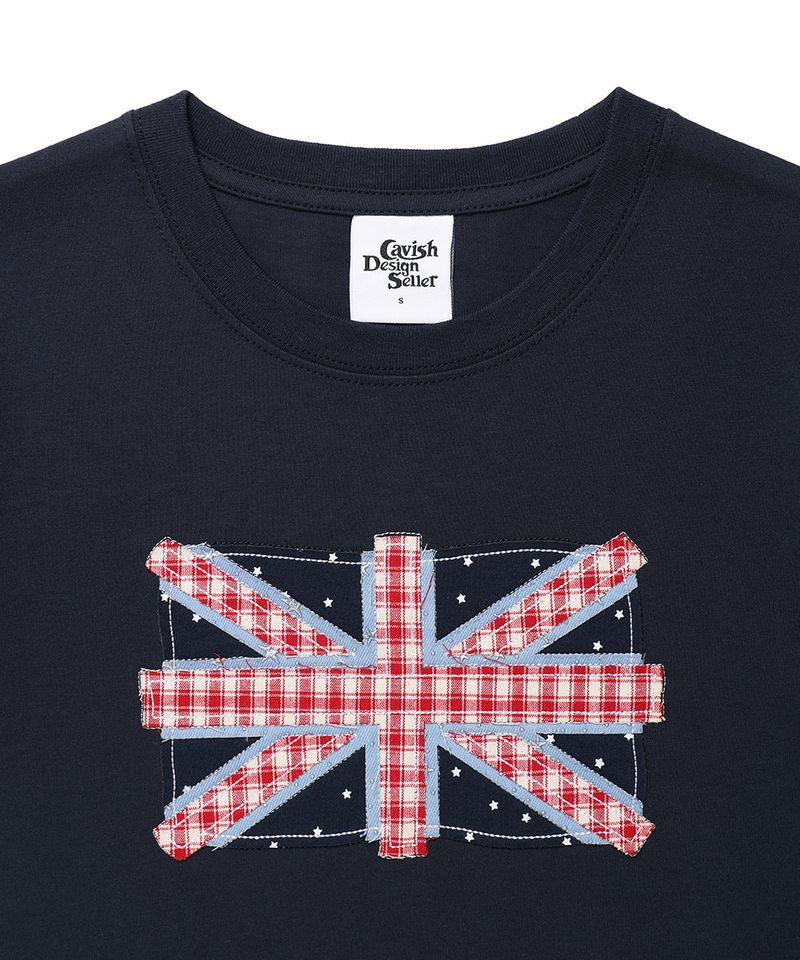 UNION JACK SS TEE NAVY(CV2GMFT517A)