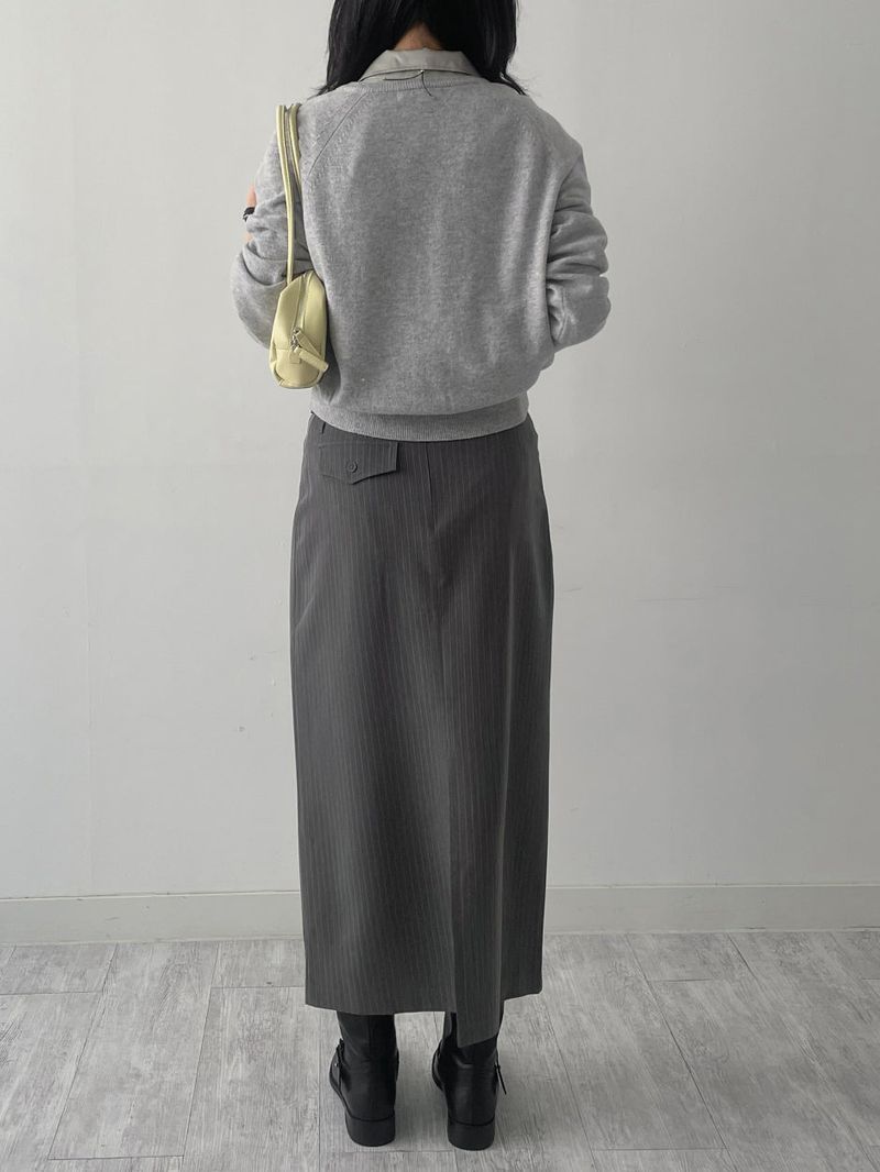 Cash Henley Neck Raglan Knit