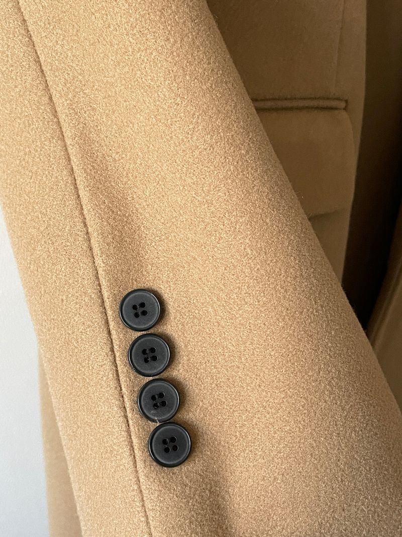 Rio three-button classic long coat