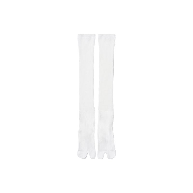 Ribbed Tabi Knee Socks_4 color