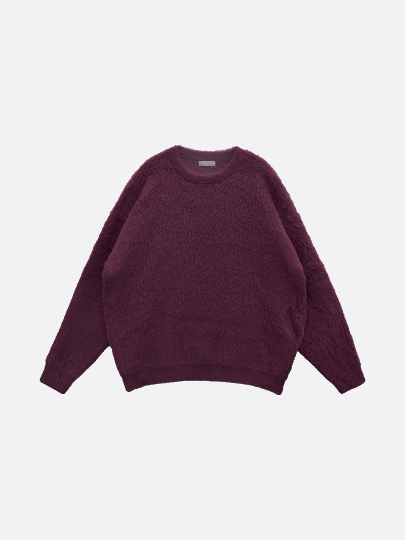[Year-End Look Recommendation] Point Fingerhole Angora Fur Knit (4c)