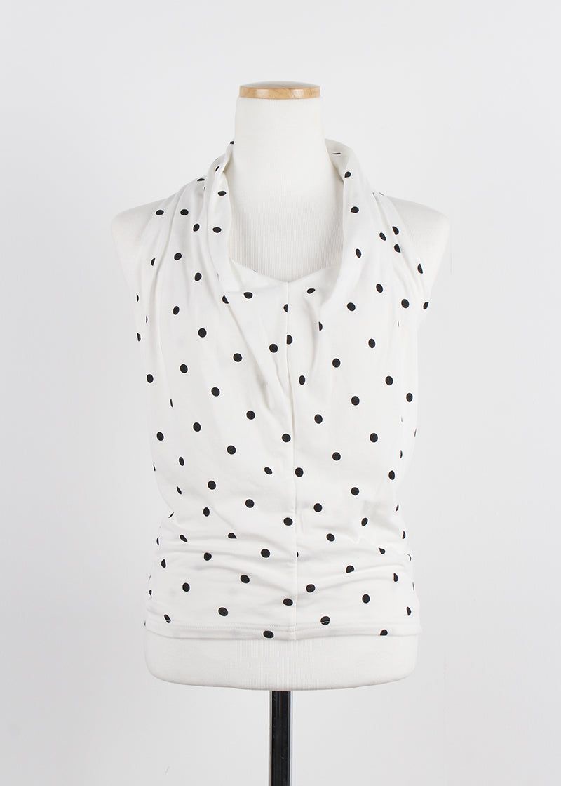 DRAPE HALTER TOP