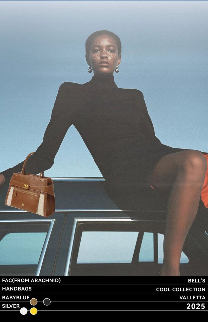 “VALLETTA”Patchwork Leather Handbag