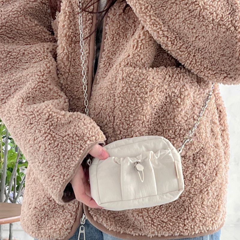 Card Wallet Mini Chain Bag-IVORY