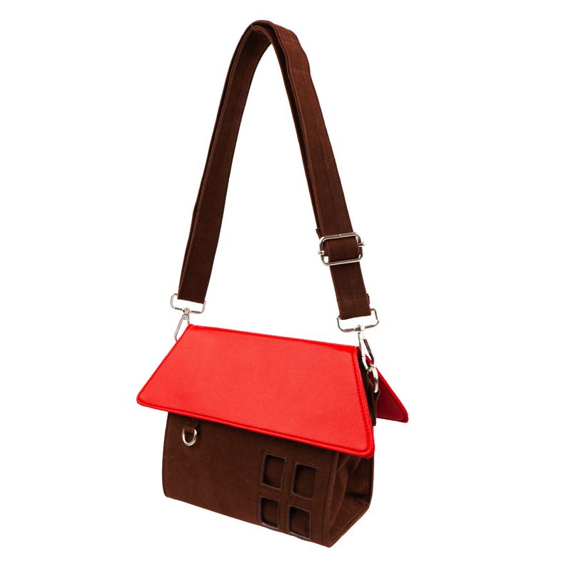 Mini Cottage Darling Shoulder Bag - Brown/Red