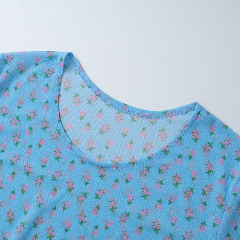 flower mesh T