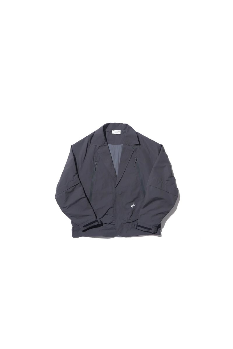 NīNEpointNīNE（ナインポイントナイン）の「DUO FUNCTIONAL BLAZER - GREY  （Jackets/Outerwear）」