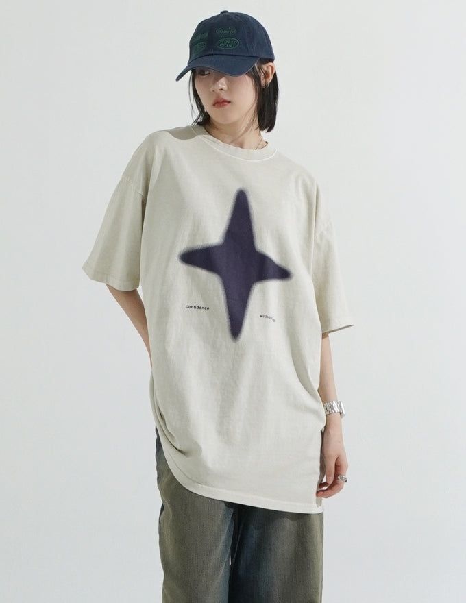 Esper pigment dyeing over t-shirt