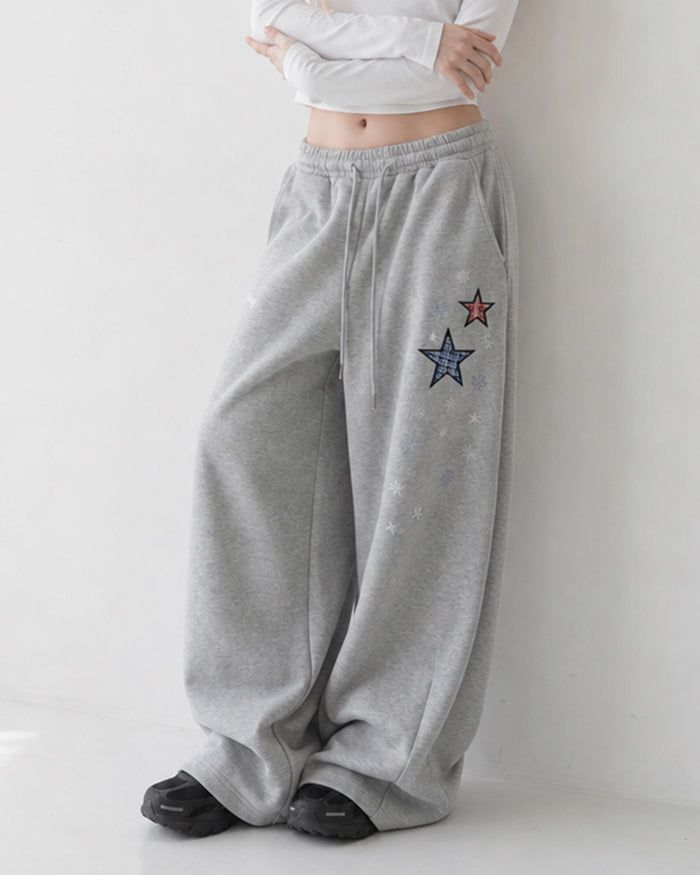 KIXI（キッシー）の「(W's)スター ミルキーウェイ ワイド スウェットパンツ（パンツ）」