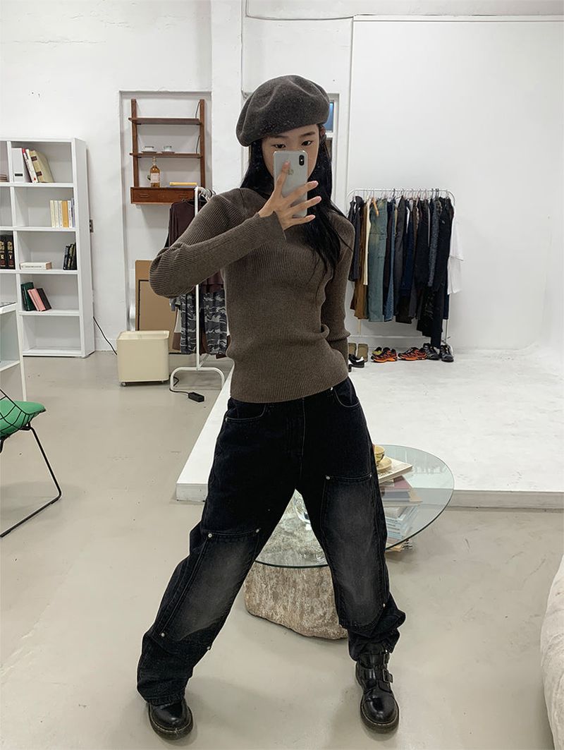 KATE HOODIE KNIT (2COLOR)