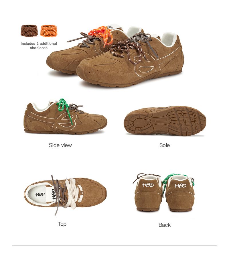HBD "Little Puff" Thin-Soled Casual Shoes