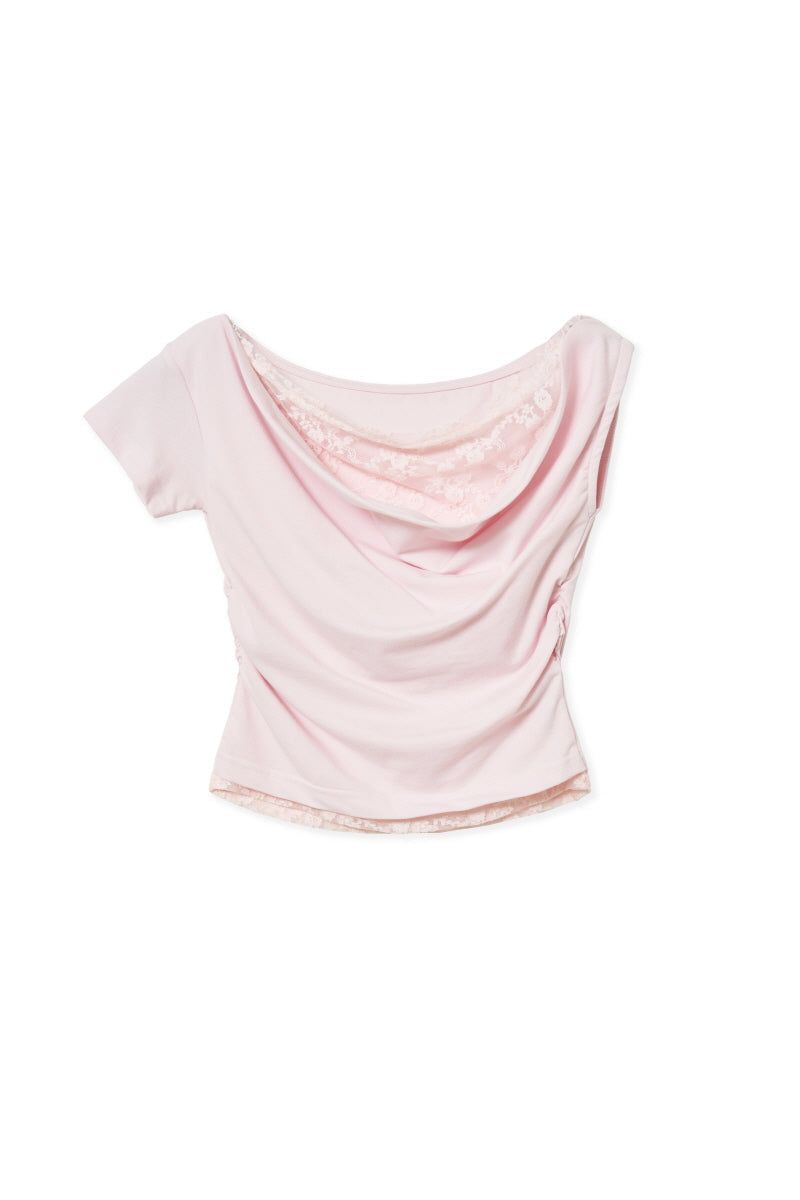 レースドゥオTシャツ (pink)