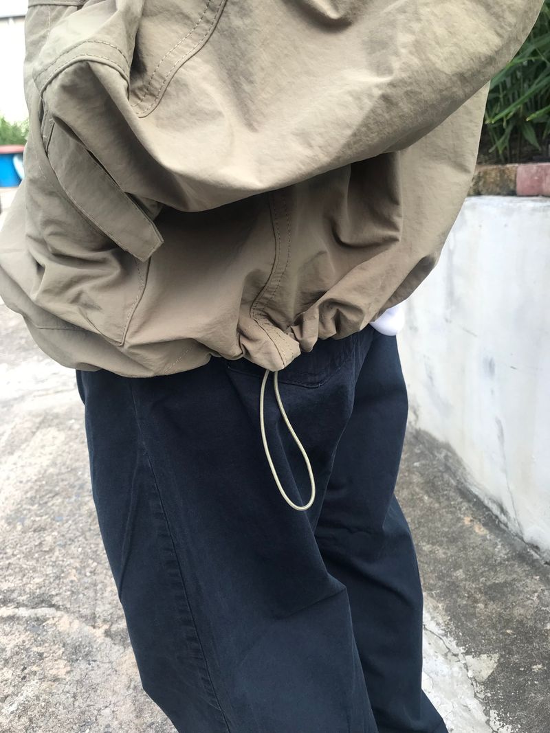 ロバスワンタックコットンパンツ
