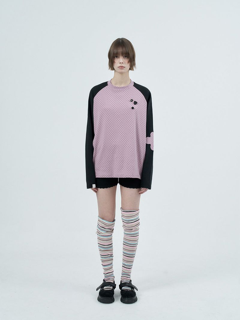 multi stripe loose socks