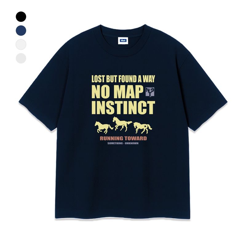 NTET(エヌティーイーティー)の「no map instinct over fit t-shirt (4color)(Tops)」