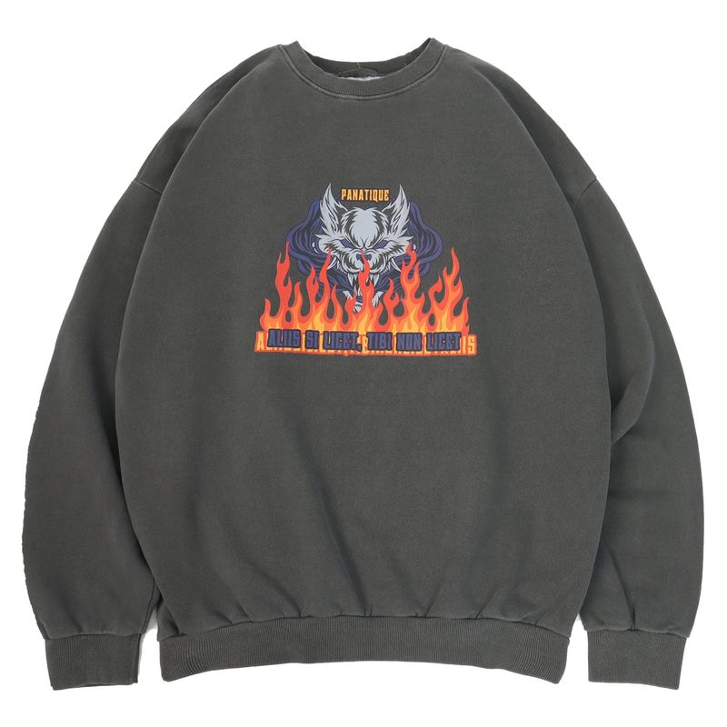 Unisex Wolf Pigment Sweatshirt