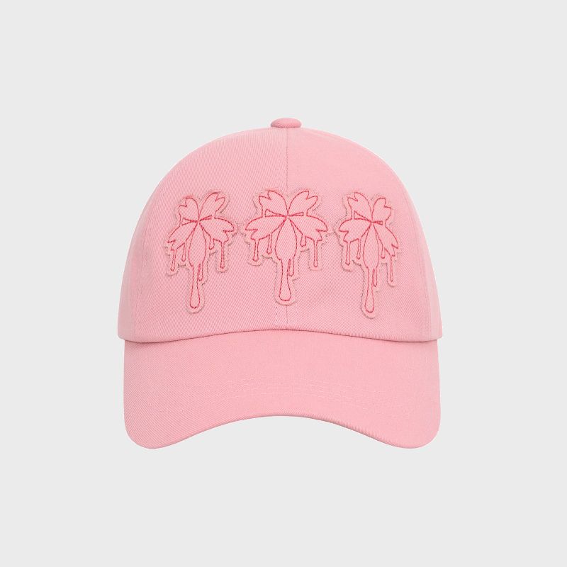 KIMZISU（キムジス）の「Dripping Patch Ball Cap _ Pink（Hats）」