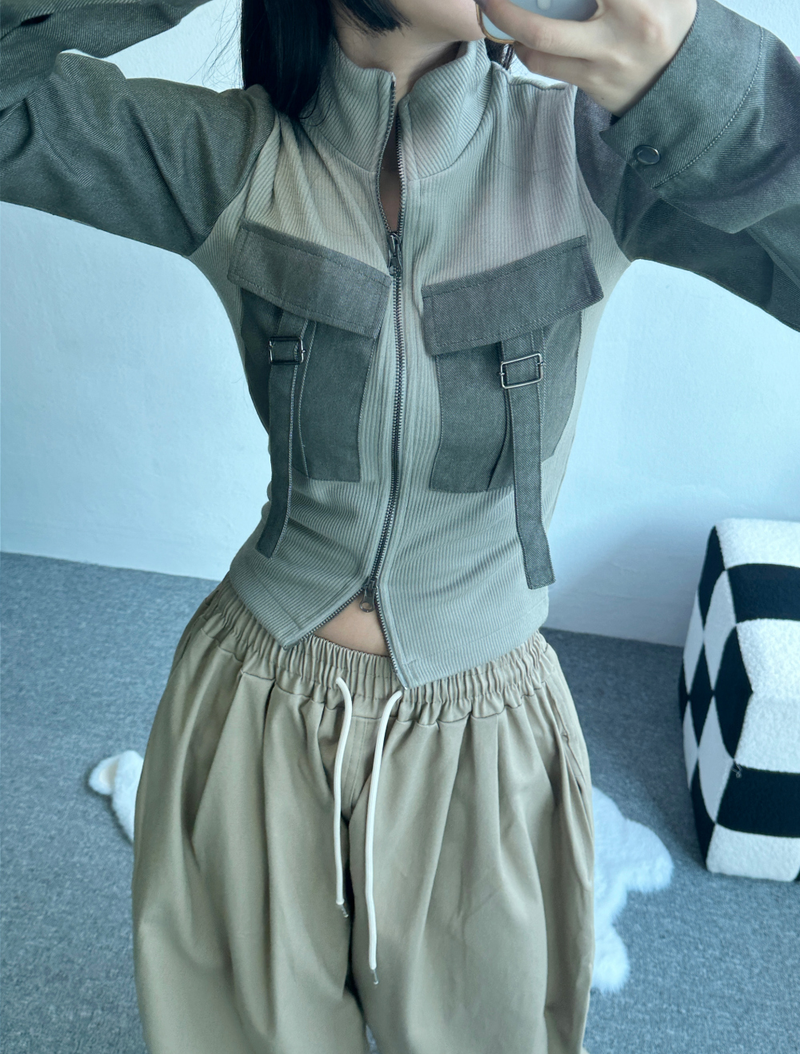 BASIC LINE BALLOON COTTON PANTS💛🤍🖤🤎💚 - 5 COLORS