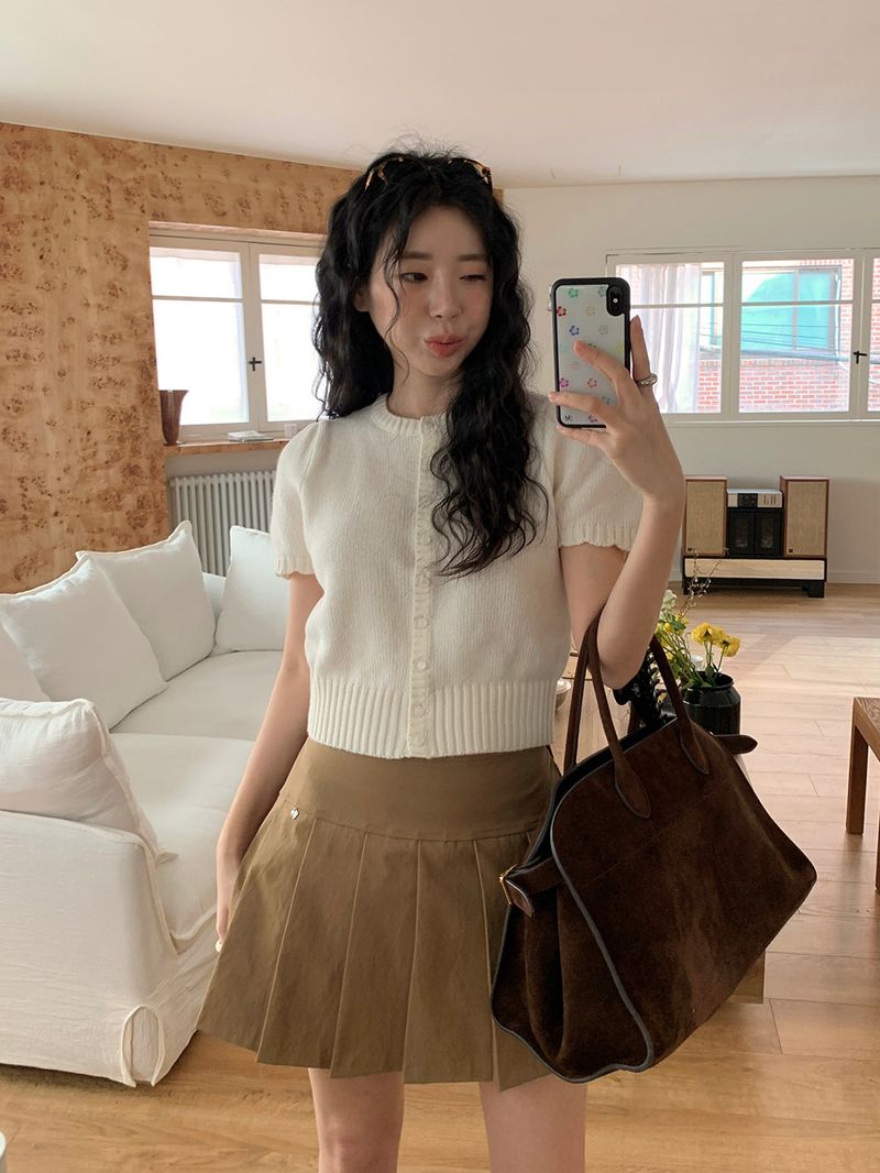 [MADE] Rendez Cashmere Puff Cardigan