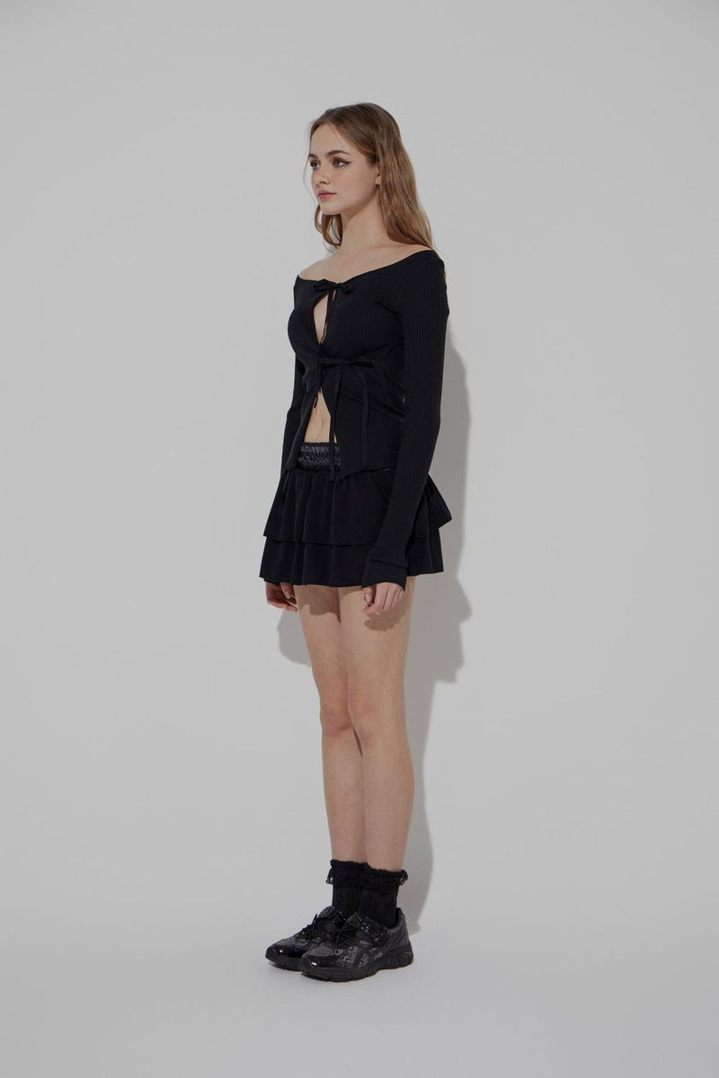 DOUBLE TIERED SKIRT