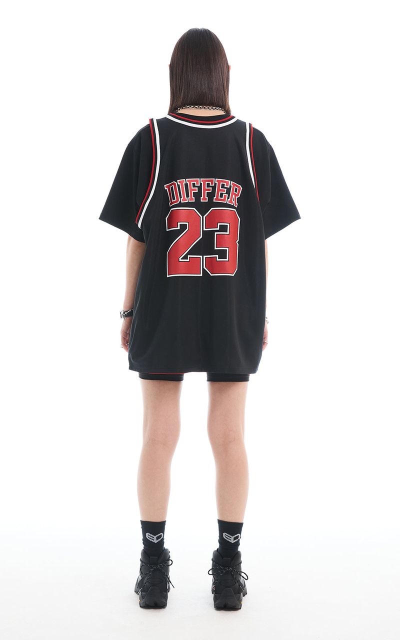 REVERSIBLE JERSEY_ RED/BLACK