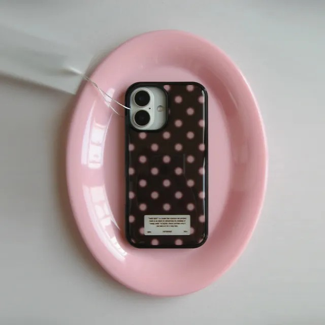 Youth Spirit（ユース スピリット）の「snow dot pink deep brown（Smartphone Accessories）」