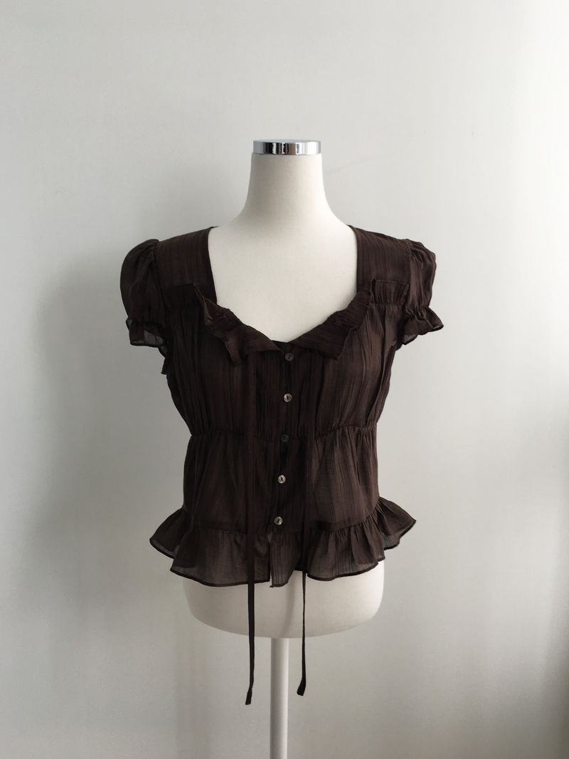 Blooming blouse (short sleeves ver.)