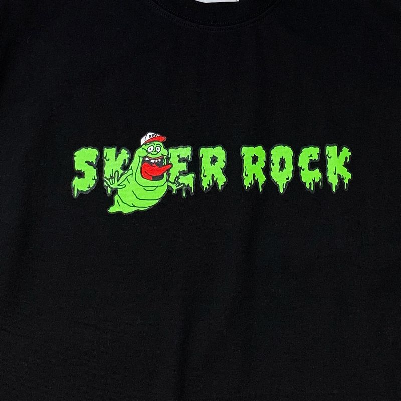 STICKY GHOST LONG SLEEVE T-SHIRT BLACK